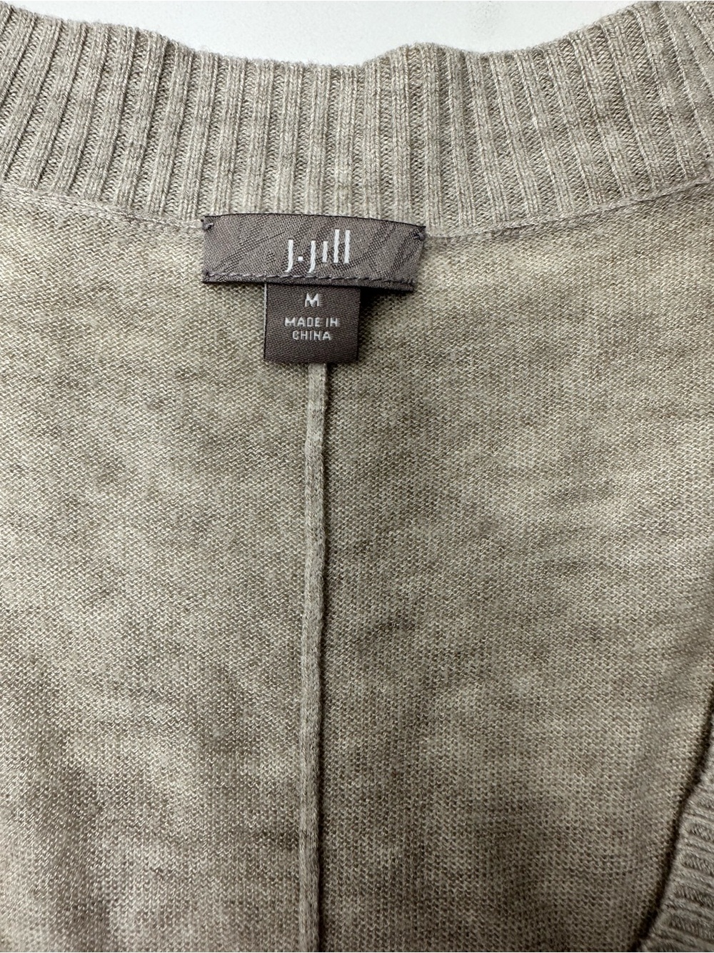 J. Jill Tan Heathered Women’s Knit Dress Size M - Picture 4 of 7
